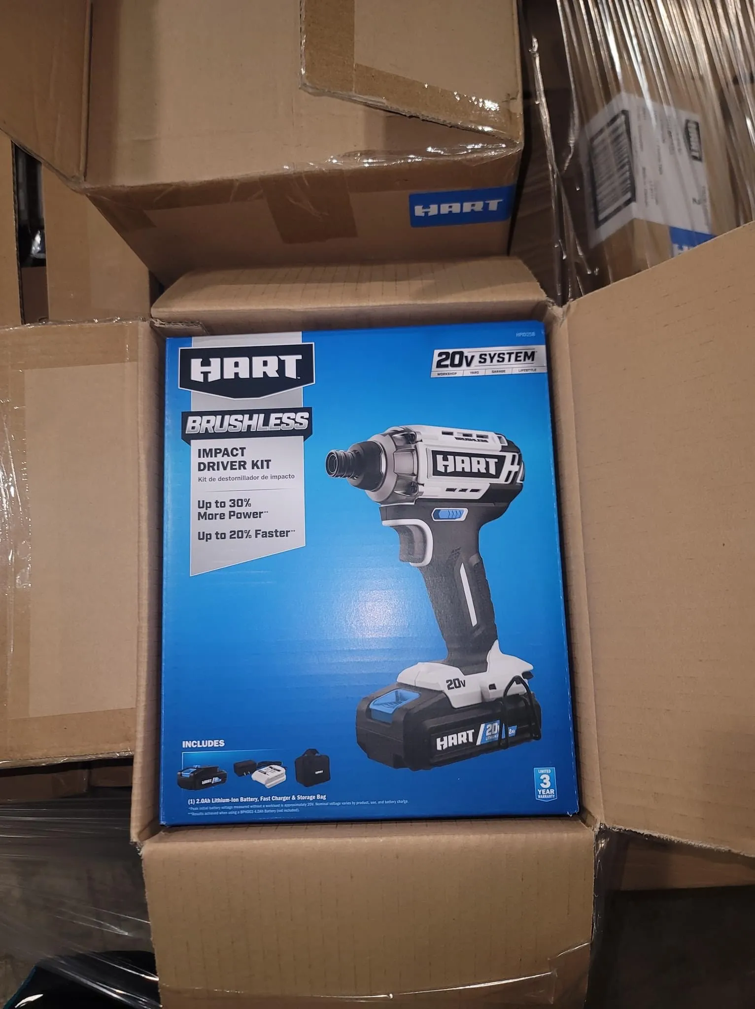 IMG_0589.webp Hart Brushless Impact Driver Liquidation Pallet - Image 1