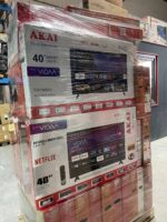 Mixed Flat-Screen TV Liquidation Pallet