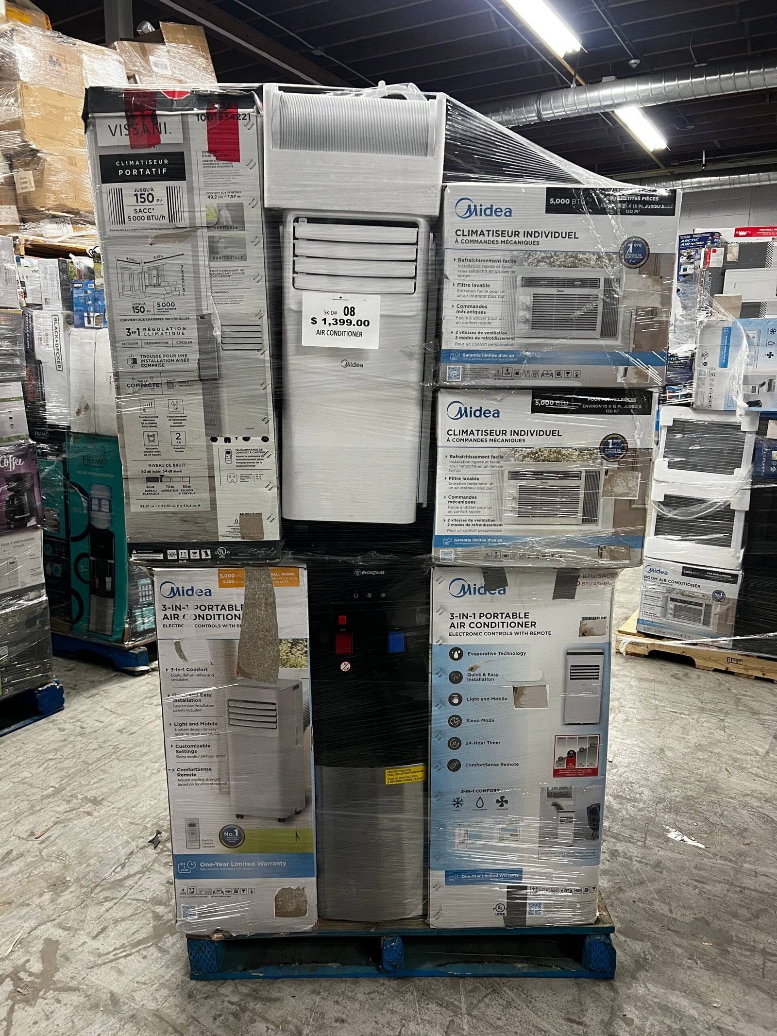 air-conditioners-pallet-8-liquidation-pallet-wholesale-air-conditioners-pallet-8-liquidation-pallet-wholesale-lpd-1207800208-scaled-1.jpg Air Conditioners Liquidation Pallet — Lot 6 - Image 1