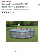 Bestway Power Steel Pool Liquidation Pallet - Image 2